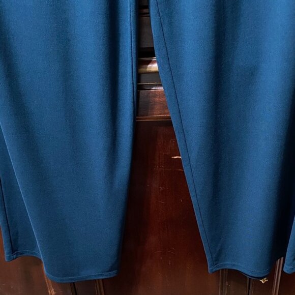 Max Studio vintage plus size 2X teal wide leg Women's Pants - Picture 3 of 15